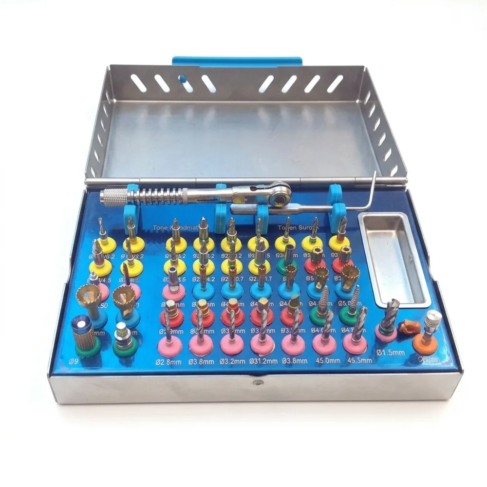 50 Piece Universal Dental Implant Surgical Kit surgical instrument by KAZ SKT
