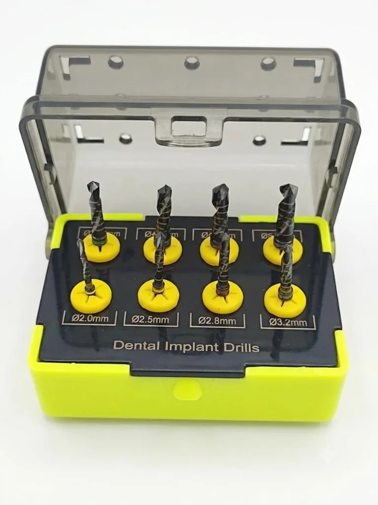 Titanium-Coated Dental Implant Drill Set - KAZ SKT Surgical Industry